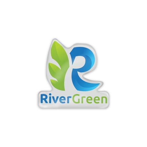 Doming Sticker White, Standard glue