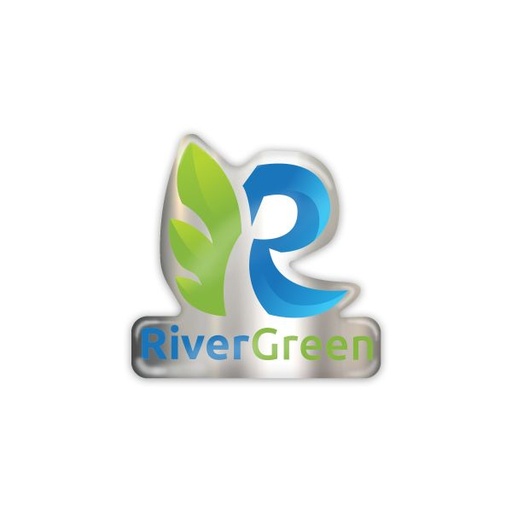 Doming Sticker Silver Matt