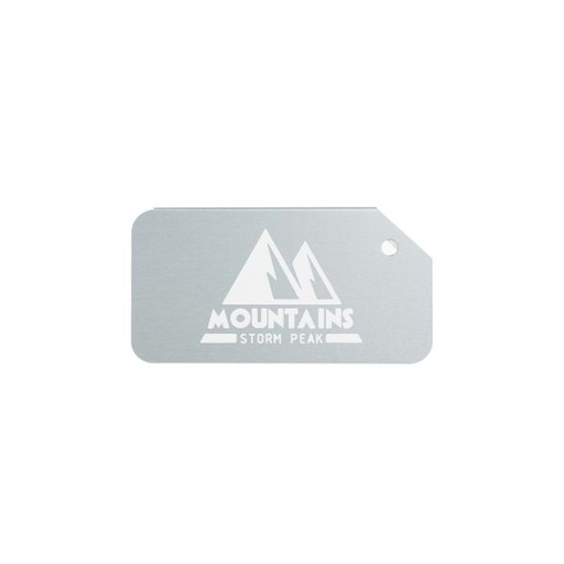 Gepäckanhänger Aluminium