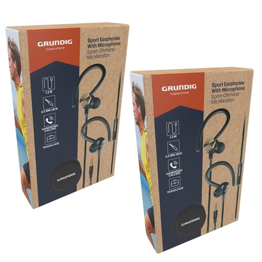GRUNDIG Sport Earphones With Microphone