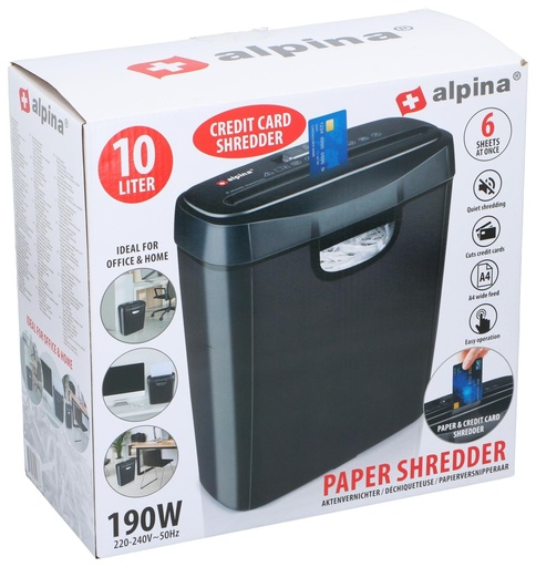 ALPINA Paper Shredder 230V 190W