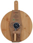 ALPINA Pizza Board Ø34cm With Knife