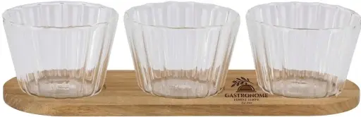 ALPINA Snack Serving Tray 31x10.5x6cm