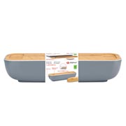 ALPINA Bread Box With Lid And Cutting Board