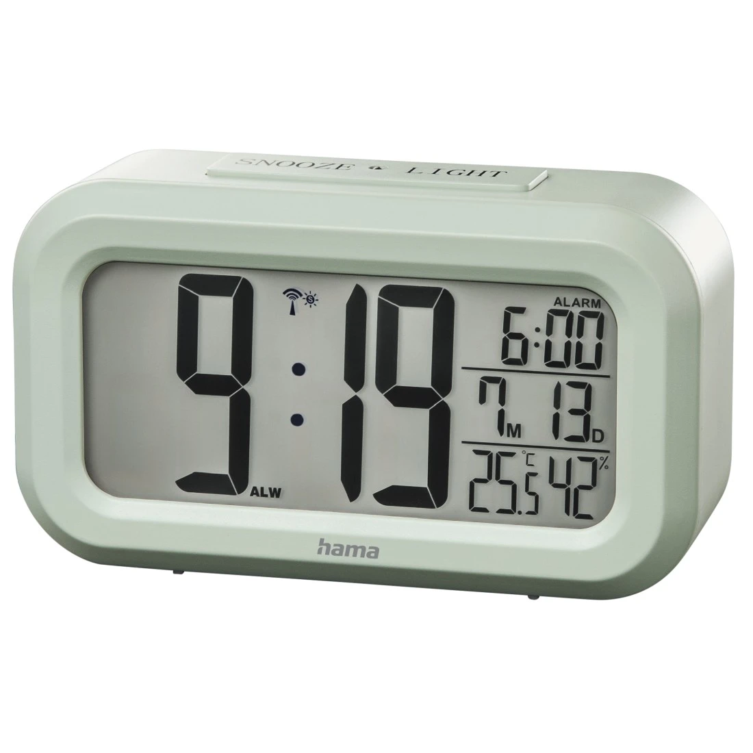 Hama "RC 660" Radio Alarm Clock, mint green